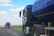 trailer with the tank goes