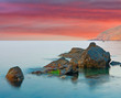 Stone on sea
