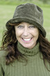 happy smiling forties woman happy smiling forties woman