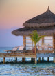 Pavilion / Jetty by the sea (Maldives / Malediven)