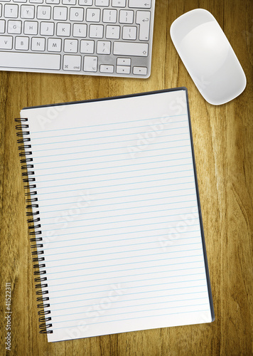 Photo: blank spiral bound notepad blank spiral bound notepad