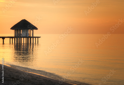 Photo: Pavilion / Jetty by the sea (Maldives / Malediven) Pavilion / Jetty by the sea (Maldives / Malediven)