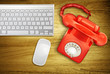 desktop retro phone