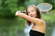 beautiful young woman with racket bambintonnoy beautiful young woman with racket bambintonnoy