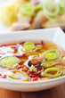 Thai Tom Yum soup with seafood