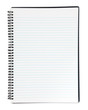 isolated notepad