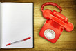 open notepad and phone
