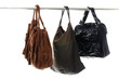 fashion bag hanging as display