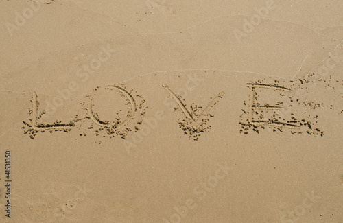 Photo: Love Written in the Sand Love Written in the Sand