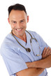 Successful caucasian man doctor