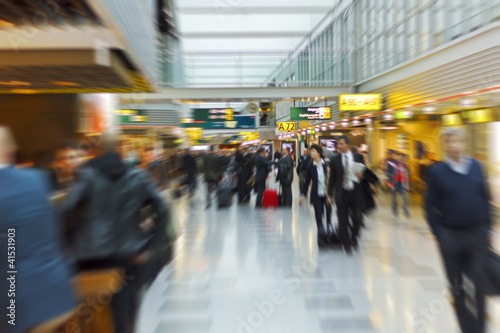 Photo: People at the airport People at the airport