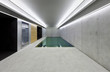 modern concrete house , indoor pool modern concrete house , indoor pool