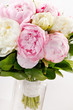 Rich bunch of peonies