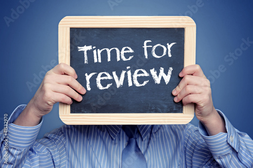 Photo: time for review time for review