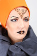 Beautiful woman with creative make-up Beautiful woman with creative make-up
