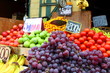 Fresh fruits and vegetables at the local market