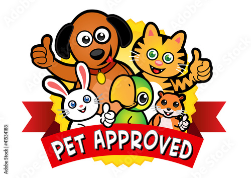 Vector: Pet Approved Seal Pet Approved Seal