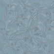vintage seamless background with butterflies