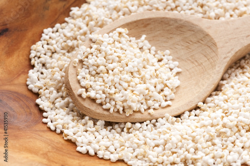 Photo: Amaranth popping, gluten-free, high protein grain cereal Amaranth popping, gluten-free, high protein grain cereal