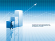 statistic vector background. Eps10