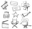 Movie icon set