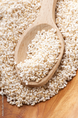 Photo: Amaranth popping, gluten-free, high protein grain cereal Amaranth popping, gluten-free, high protein grain cereal