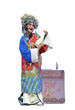 chinese traditional opera actress with white isolated background
