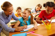 Pupil and teacher