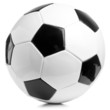 Photo: football ball isolated on white football ball isolated on white