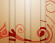 red-beige background with stripes