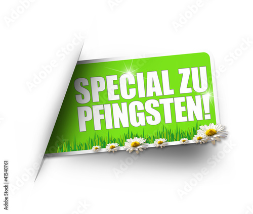 Illustration: Special zu Pfingsten! Button, Icon Special zu Pfingsten! Button, Icon