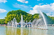 Fountain in Gorky Park, Moscow Fountain in Gorky Park, Moscow