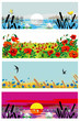 bright summer banner