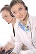 Photo: Portrait of successful female customer service representatives Portrait of successful female customer service representatives