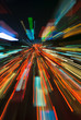 traffic lights in motion blur