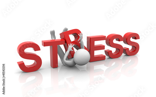 Illustration: Concept of heavy stress Concept of heavy stress