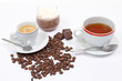 coffe,tea and choco cream coffe,tea and choco cream