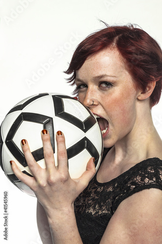 Photo: Football Girl Football Girl