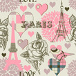 Vector: Paris seamless pattern Paris seamless pattern