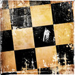 Grunge chessboard background