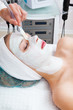 mudpack in beauty salon