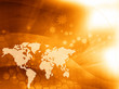 world map technology style.. world map technology style..