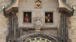 figures above the astronomical clock in Prague