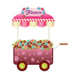 Flowers wagon