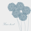 Cute unique floral card