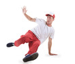 Photo: Teenager dancing breakdance in action Teenager dancing breakdance in action