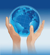 Hands to the world