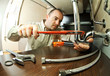 plumber ta work