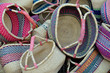 colorful homemade shopping baskets for sale