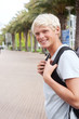 young teenage college student